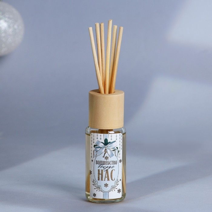 Аромадиффузор ароматический палочки &laquo;Новогодняя коллекция: Почувствуй зимнюю сказку&raquo;, 30 мл, аромат пломбира