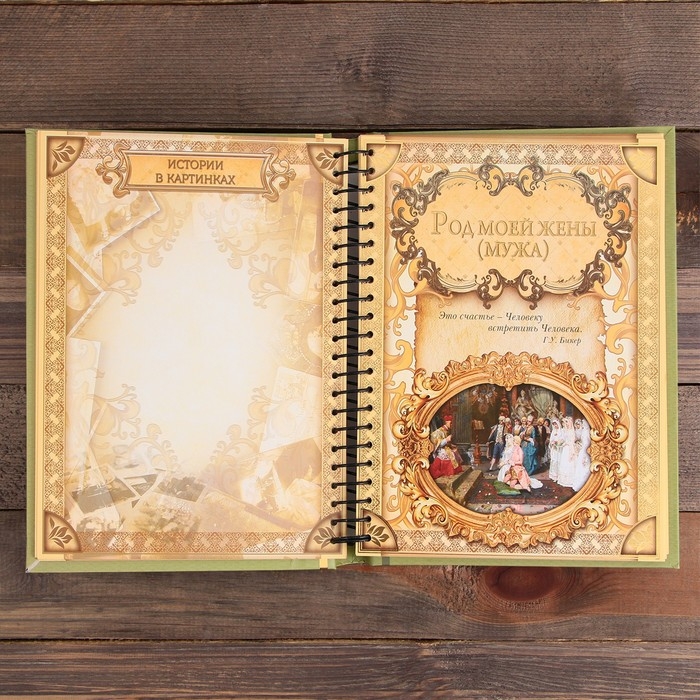 Родословная книга «Семейная летопись», 30 листов, 24,5 х 29,2 см Родословная книга «Семейная летопись», 30 листов, 24,5 х 29,2 см