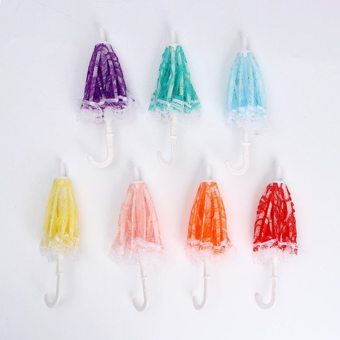 Зонт малый, кружевной, d= 17 см, цвета МИКС Зонт малый, кружевной, d= 17 см, цвета МИКС