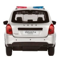 Машина металлическая &laquo;Lada Полиция&raquo; 1:24, цвет серебряный, открываются двери, капот и багажник, световые и звуковые эффекты