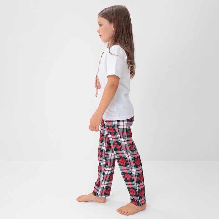 Пижама детская (футболка и брюки) KAFTAN Сhristmas time р.28 (86-92)