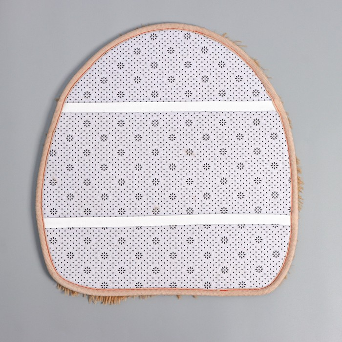 Коврики для ванной и туалета Доляна «Плюшевый», 3 шт: 34×40, 40×50, 50×80 см, цвет бежевый Коврики для ванной и туалета Доляна «Плюшевый», 3 шт: 34×40, 40×50, 50×80 см, цвет бежевый