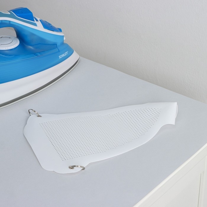 Насадка для утюга термостойкая универсальная Доляна, 23&times;15,5 см, цвет белый