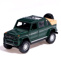 Машина металлическая &laquo;Внедорожник&raquo;, инерционная, открываются двери и капот, световые и звуковые эффекты, цвет МИКС