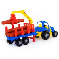 Трактор &laquo;Крепыш&raquo; с полуприцепом-лесовозом, МИКС