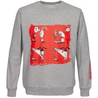 Толстовка &laquo;Яжопытный&raquo;, серый меланж, размер M