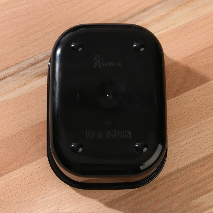 Ланч-бокс &laquo;Еда с мужским характером&raquo;, прямоугольный, 500 мл