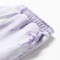 Брюки "Тай-дай" детские, цвет лаванда, рост 134 см