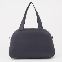 Сумка спортивная женская на молнии, наружный карман, средний размер, цвет серый/розовый Сумка спортивная женская на молнии, наружный карман, средний размер, цвет серый/розовый