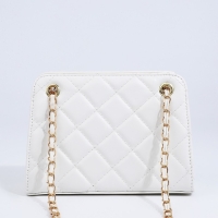 Сумка женская, клатч на молнии, цвет белый