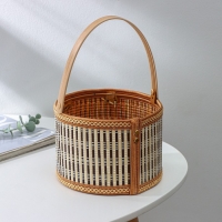 Корзина для хранения Доляна Nature, 18&times;18&times;12, бамбук