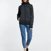 Куртка с капюшоном унисекс Gotland, черная, размер L