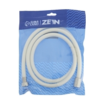 Душевой шланг ZEIN Z49PSW, 150 см, усиленный в оплетке, гайки цинк, втулка латунь, белый Душевой шланг ZEIN Z49PSW, 150 см, усиленный в оплетке, гайки цинк, втулка латунь, белый