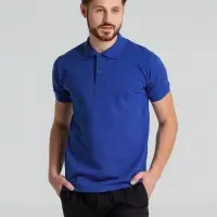 Рубашка поло мужская Virma Premium, ярко-синяя (royal), размер XL