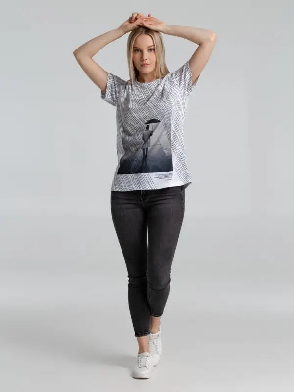 Футболка &laquo;Дождь&raquo;, размер M