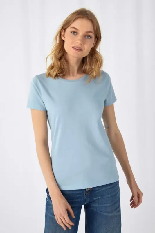 Футболка женская E150 Inspire (Organic), коричневая (мокко), размер XS