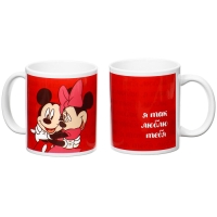 Набор парных кружек, 320 мл "Я так люблю тебя", Микки и друзья