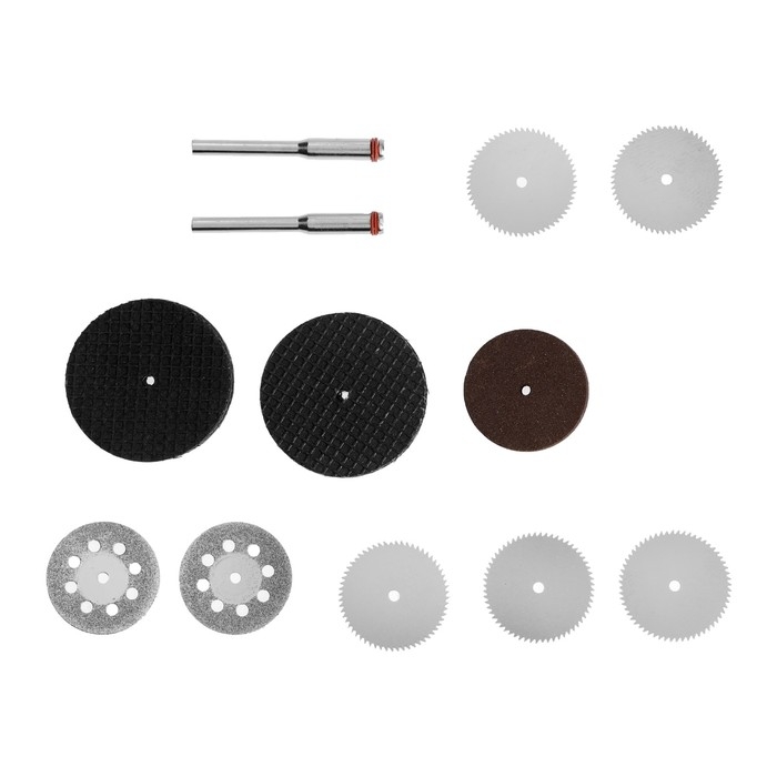 Набор кругов отрезных для граверов и бормашин ТУНДРА, по металлу и дереву, 30 пр., 3.2 мм