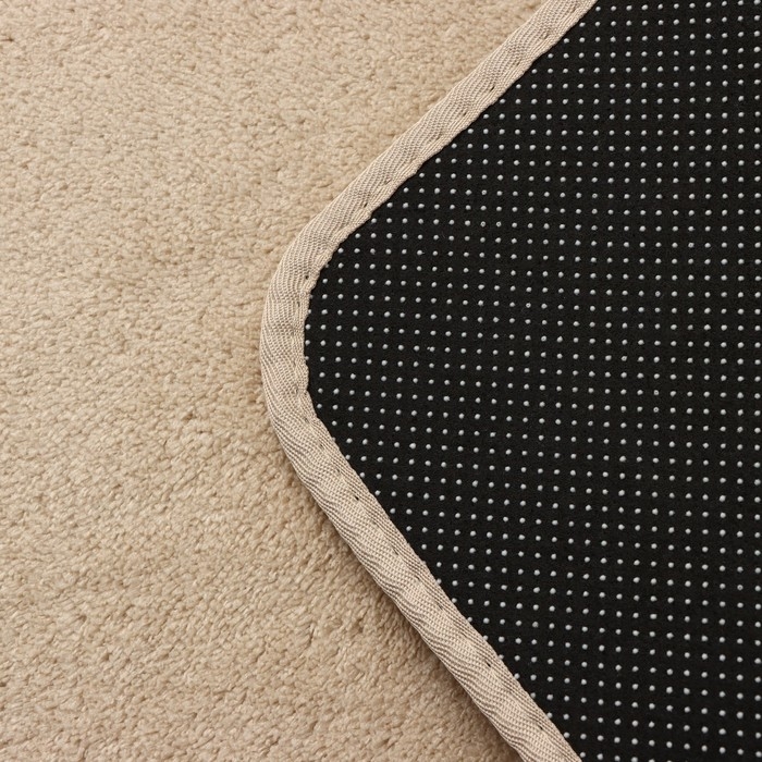 Коврик для дома Доляна &laquo;Софт&raquo;, 50&times;80 см, цвет бежевый