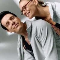 Куртка флисовая унисекс Fliska, светло-серая, размер M/L