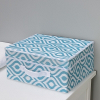 Короб для хранения Доляна «Лагуна», 30×28×15 см, цвет бирюзовый Короб для хранения Доляна «Лагуна», 30×28×15 см, цвет бирюзовый