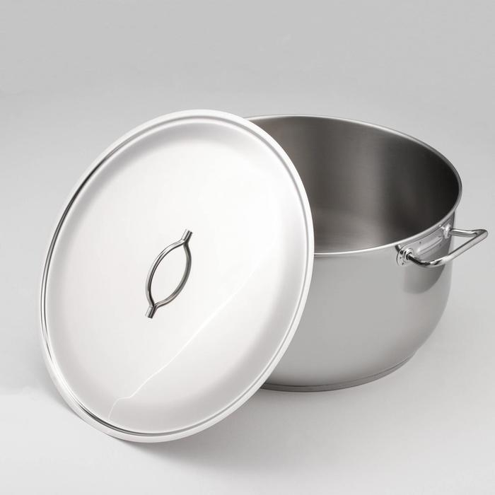 Кастрюля цельнотянутая &laquo;Профи&raquo;, 35 л, d=45 см, капсульное дно, индукция