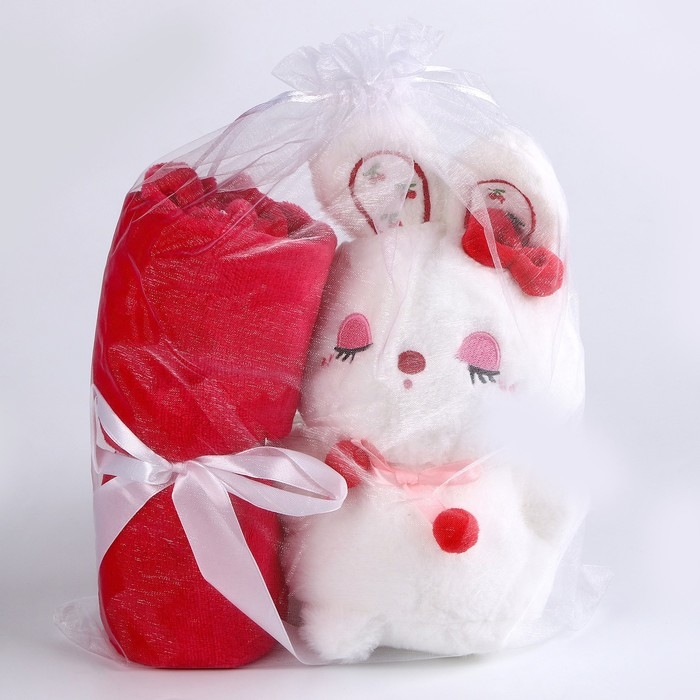 Мягкая игрушка с пледом &laquo;Зайчишка&raquo;