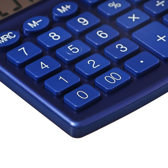 Калькулятор настольный Citizen "SDC-810NR", 10-ти разрядный 102 х 124 х 25, двойное питание, синий