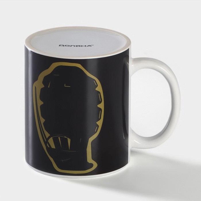 Кружка-хамелеон керамическая Доляна &laquo;Вооружение&raquo;, 350 мл