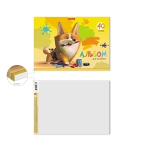 Альбом для рисования А4, 40 листов, блок 120 г/м², на клею, Erich Krause "Корги", 100% белизна, твердая подложка Альбом для рисования А4, 40 листов, блок 120 г/м², на клею, Erich Krause "Корги", 100% белизна, твердая подложка