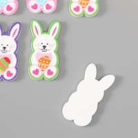 Декор для творчества дерево "Кролик с яйцом" набор 10 шт 4х1,8 см Декор для творчества дерево "Кролик с яйцом" набор 10 шт 4х1,8 см