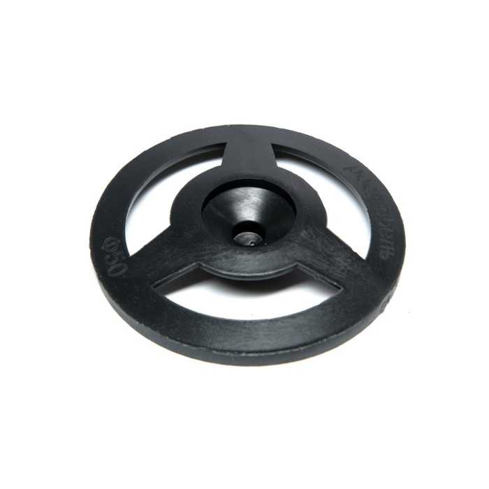 Шайба ТУНДРА, для теплоизоляции, рондоль, дожимная, черный, 100 шт Шайба ТУНДРА, для теплоизоляции, рондоль, дожимная, черный, 100 шт