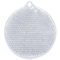 Пешеходный светоотражатель &laquo;Круг&raquo;, белый