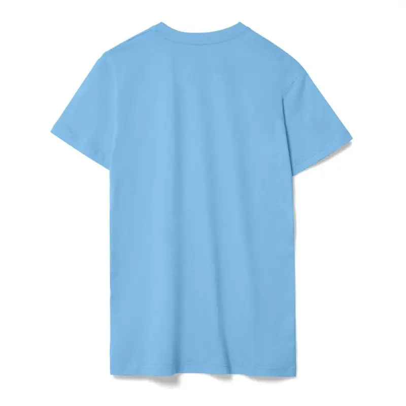 Футболка унисекс T-bolka 160, голубая, размер M