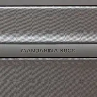 Чемодан Logoduck M, серебристый Чемодан Logoduck M, серебристый