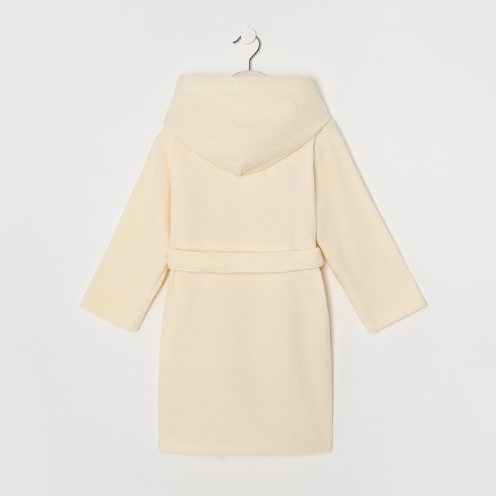 Халат махровый детский Халат махровый детский "Единорог", р-р 28, цв.молочный 340 г/м2 хл.100% с AIRO