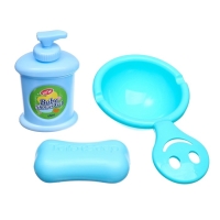 Набор резиновых игрушек для ванны &laquo;Игры малыша&raquo;, с пищалкой, 9 шт, Крошка Я