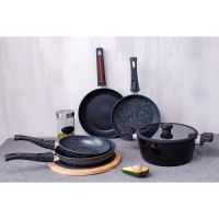 Сковорода кованая Magistro Dark, d=20 см, съёмная ручка soft-touch, антипригарное покрытие, индукция, цвет чёрный Сковорода кованая Magistro Dark, d=20 см, съёмная ручка soft-touch, антипригарное покрытие, индукция, цвет чёрный