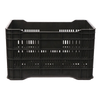 Ящик универсальный, пластиковый, 51 × 34 × 30 см, на 30 кг, чёрный Ящик универсальный, пластиковый, 51 × 34 × 30 см, на 30 кг, чёрный