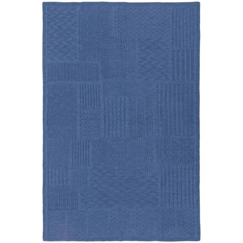 Плед Snippet, синий меланж (джинс)