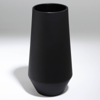Ваза для цветов &laquo;Глория&raquo; из черного стекла 27 х 14 х 14 см