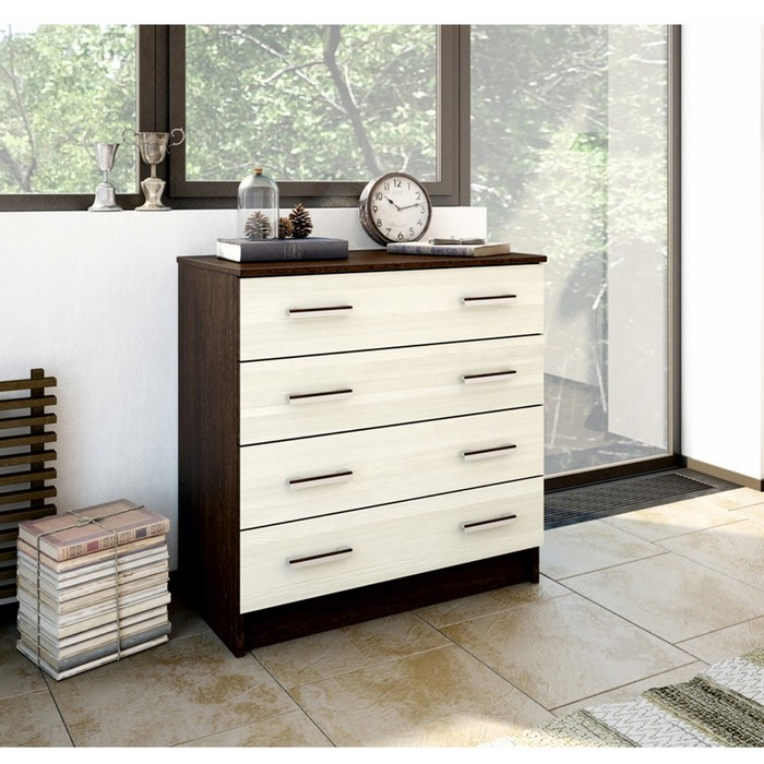 Комод Эра, 800 × 830 × 440, Венге/Лоредо Комод Эра, 800 × 830 × 440, Венге/Лоредо