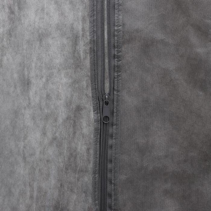 Чехол для одежды, 60&times;100 см, спанбонд, цвет серый