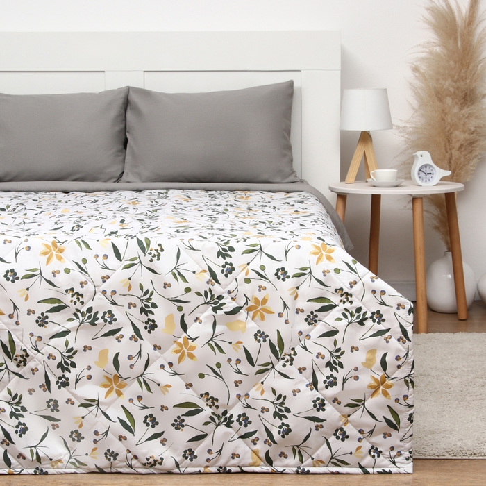 Покрывало LoveLife евро макси &laquo;Полевые цветы&raquo;, 240х210&plusmn;5см, микрофайбер, 100% п/э