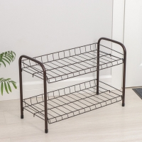 Полка для обуви разборная, 2 яруса, 68&times;28&times;44 см, цвет медный антик