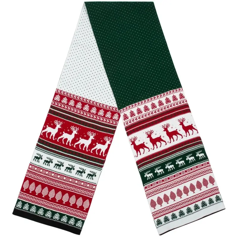 Шарф Mirakler, красный с зеленым Шарф Mirakler, красный с зеленым