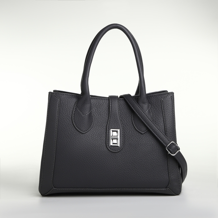 Сумка женская на молнии, TEXTURA, средний размер, цвет серый Сумка женская на молнии, TEXTURA, средний размер, цвет серый