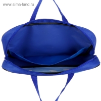 Папка с ручками текстильная А4, 350 х 270 х 70 мм, Calligrata "Глобус"