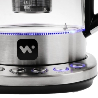 Чайник электрический Windigo LSK-1807, стекло, 1.7 л, 2200 Вт, регулировка t° Чайник электрический Windigo LSK-1807, стекло, 1.7 л, 2200 Вт, регулировка t°