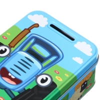 Копилка 14х10х5.8 см, металл, Синий трактор Копилка 14х10х5.8 см, металл, Синий трактор